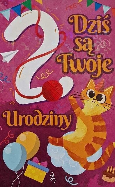 Fødselsdagskort til pige nr. 2