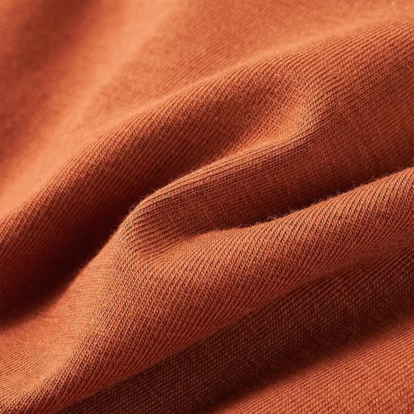 Børne langærmet T-shirt, cognac, 128