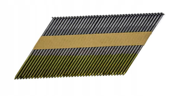Søm til sømpistol, papirbåndede, 2,8x75mm, 34°, 2000 stk., sort, ring