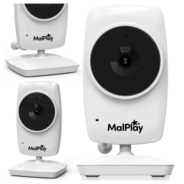 Malplay NannyEye Lite 3,5" babyvaktskamera extra