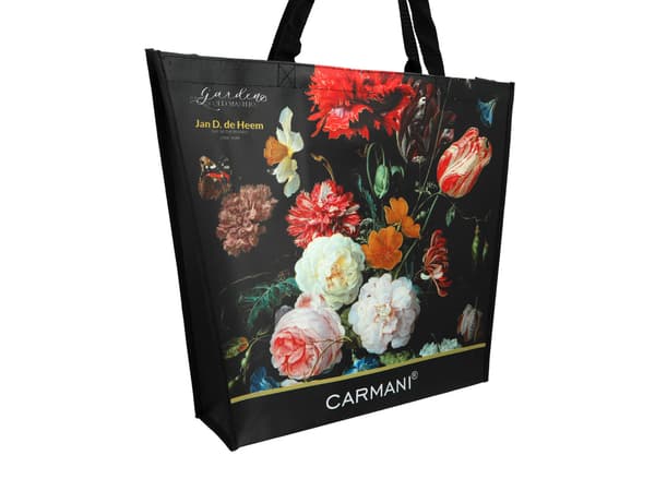 Trapetsväska - Barockblommor (CARMANI)