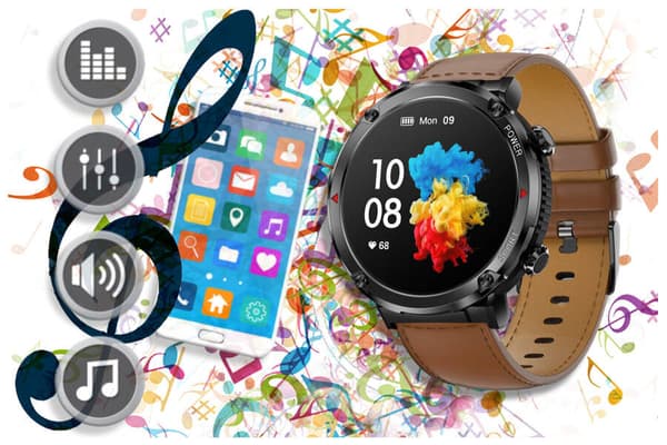Herr smartklocka GRAVITY GT21-4 - Bluetoothsamtal, Extra rem (sg025d)