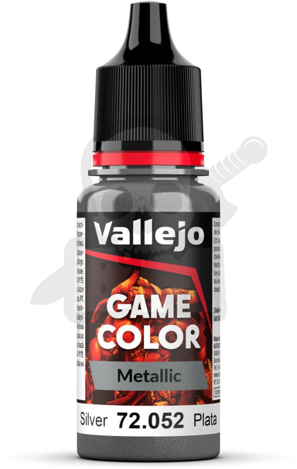 VALL-72052 Spel C. Metall 18ml Silver