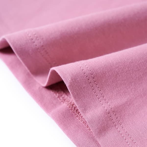 Barn långärmad T-shirt, bränd rosa, 104