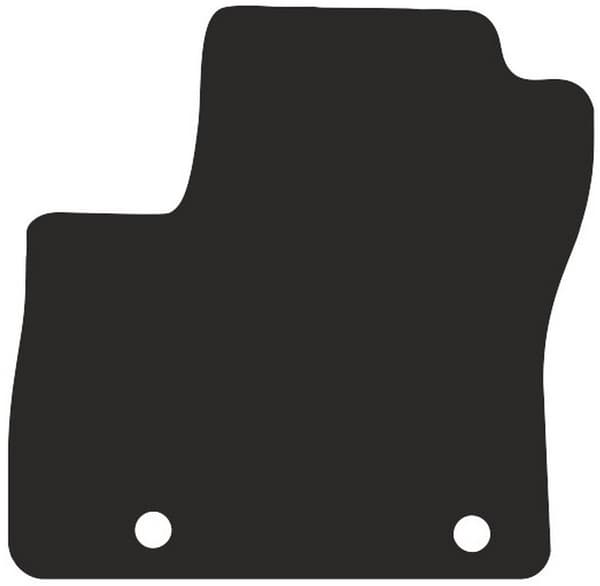 polyamid førermåtte til: Ford C-MAX MK2 minivan 2010-2012 gummibelagt førermåtte