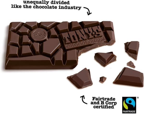Tony's Chocolonely tumma manteli merisuolasuklaa