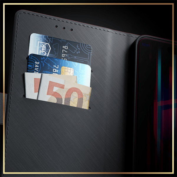 3MK Plånboksfodral för Redmi Note 14 Pro+, Svart