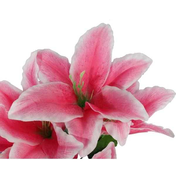Bukett med 10 rosor, rosa