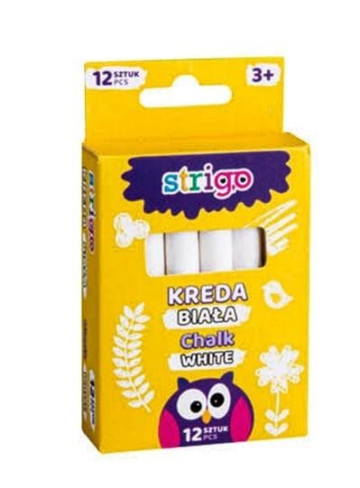 Hvid kridt 12 stk. STRIGO