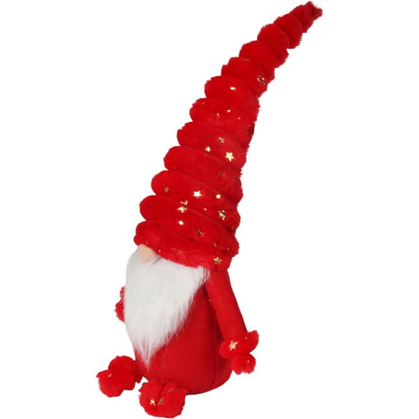 Julgransprydnad med dvärgtomte och present 60 cm