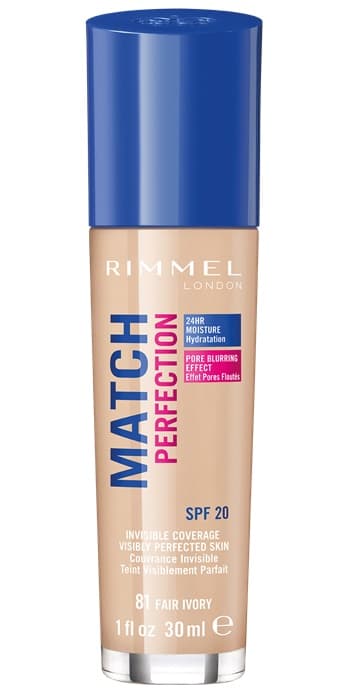 RIMMEL MATCH PERFECTION Ansigtsfoundation - 081 FAIR 30ml