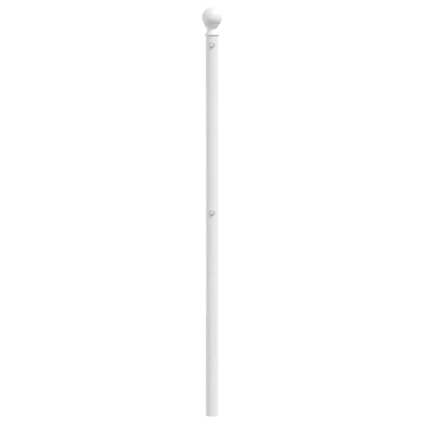vidaXL Sänggavel i metall vit 193 cm
