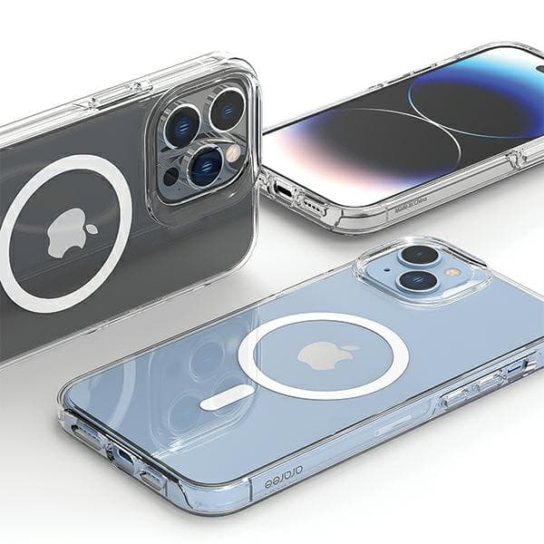 Araree Duple M Armor MagSafe -kotelo iPhone 14 Pro Maxille, läpinäkyvä