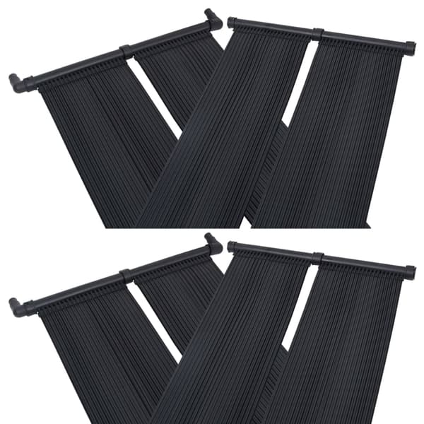 vidaXL Solcellspaneler för poolvärme, 4 st, 80x310 cm