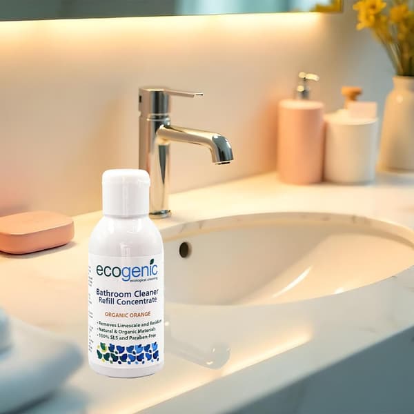Økologisk, Badeværelsesrens Refill, Orange, 100ml