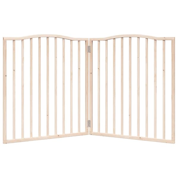 vidaXL foldbart sikkerhedsgitter til hunde, 2 paneler, 160 cm
