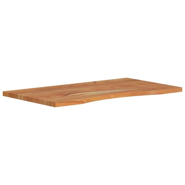 vidaXL skrivebordsplade 80x50x2,5 cm rektangulær massiv akacietræ