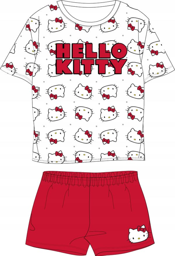 Hello Kitty tyttöjen pyjama-setti 158/164 D051x