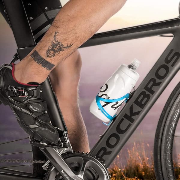 Cykelflaskhållare i aluminium - blå