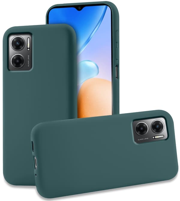 MATGRØNT SLIMET ETUI TIL REDMI 10 5G + GLAS