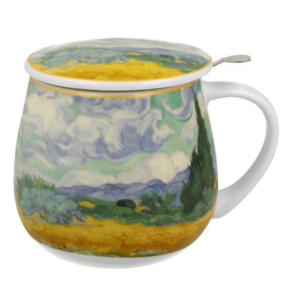 Porcelænskrus med infuser 430 ml