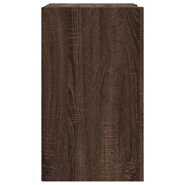 vidaXL vægskab brunt egetræ 75x35x60 cm