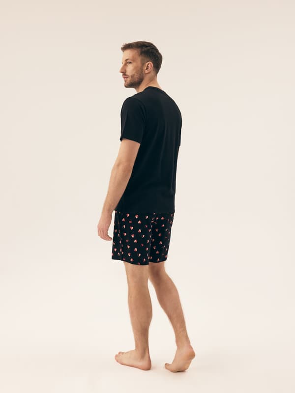 Sweet Henderson Herrepyjamas | Sort, Pink L