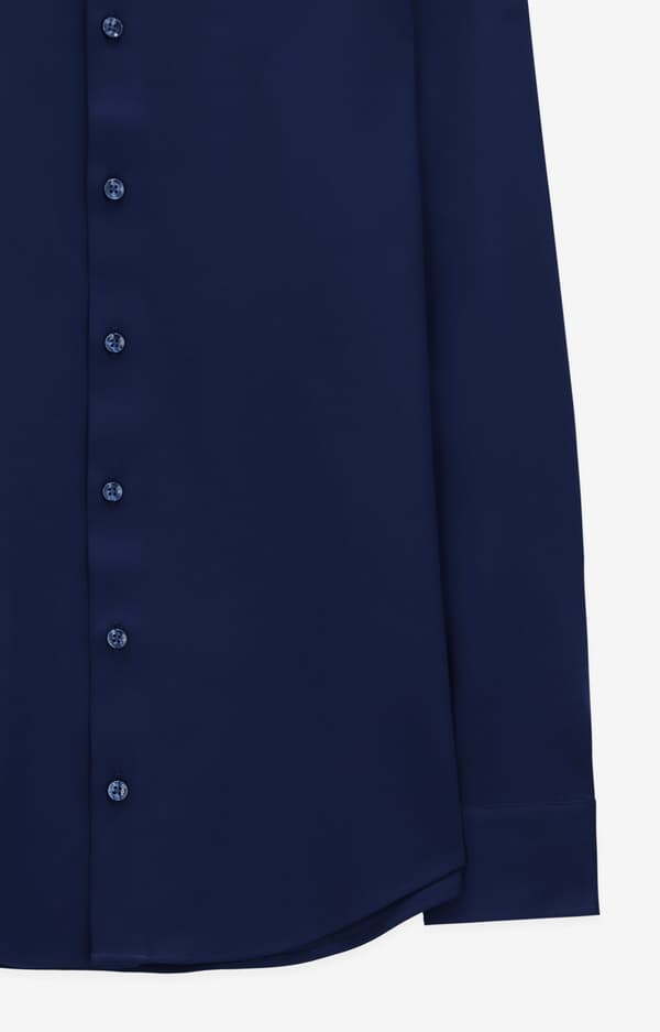 Slimfit bomuldsskjorte S