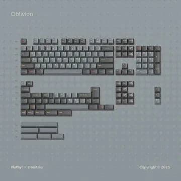 NuPhy Oblivion Berry Profile Dye-sub PBT-tangenter låg profil