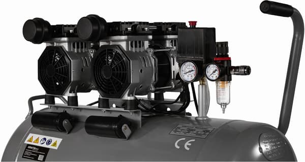 Oljefri kompressor 100L / 2 x 1500W KD1398