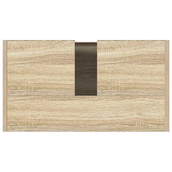 vidaXL badeværelsesskab Sonoma eg 60x33x61 cm spånplade