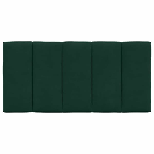 vidaXL Sängynpäädyn tyyny, tummanvihreä, 100 cm, sametti