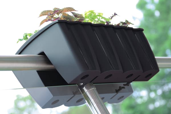 CROWN DCRO600 gelænderblomsterpotte | Antracit