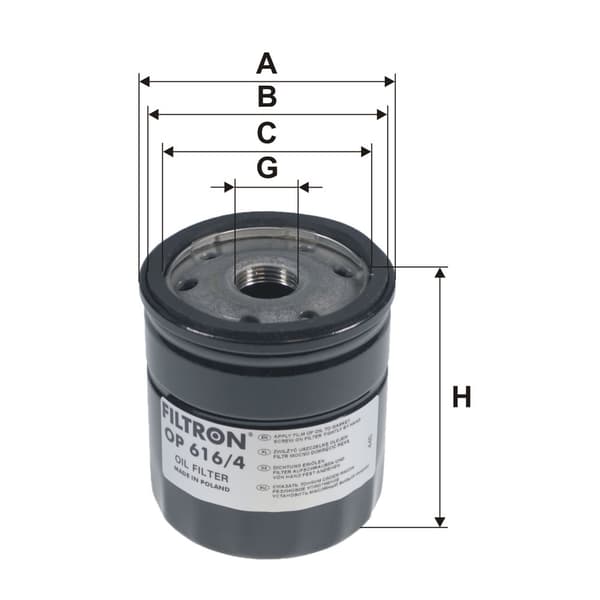 OLJEFILTER VW POLO III 94> 1.4 TDI