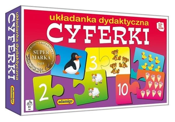 Numerot. Opettavainen pulmapeli