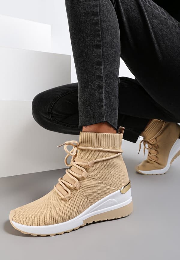 Dame High Top Sportssko Sendi Khaki 38