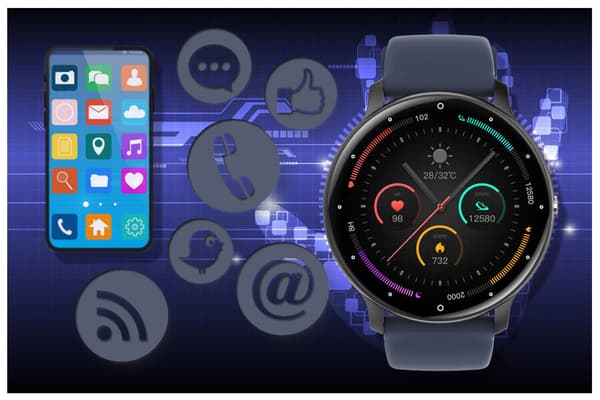 Älykello unisex GRAVITY GT1-1 PRO - Bluetooth-puhelut, lisäkäsnä (sg027a)
