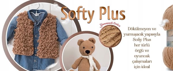 ALIZE BABY Softy Plus garn som DOLPHIN BLACK 60