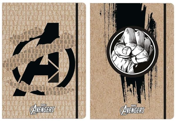 Avengers Kraft Liner A4 elastisk mappe