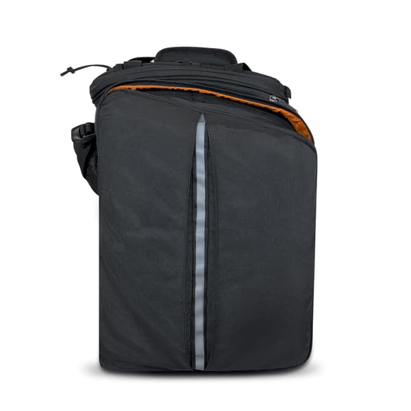 Stor cykeltaske 35l + regnslag sort