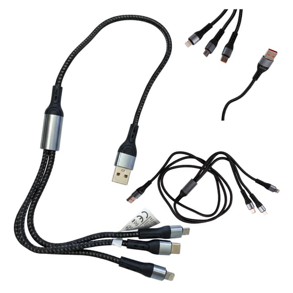 3-i-1 USB-kabel