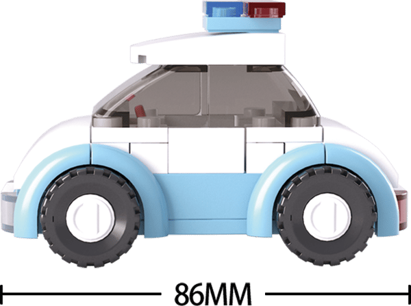 SLUBAN Polis 68-delars set M38-B0600B