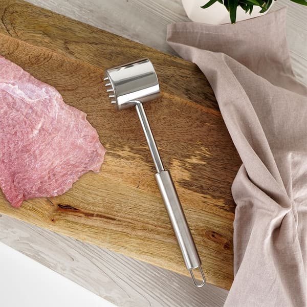 Dubbelsidig stålköttklubba LUXY 27 cm