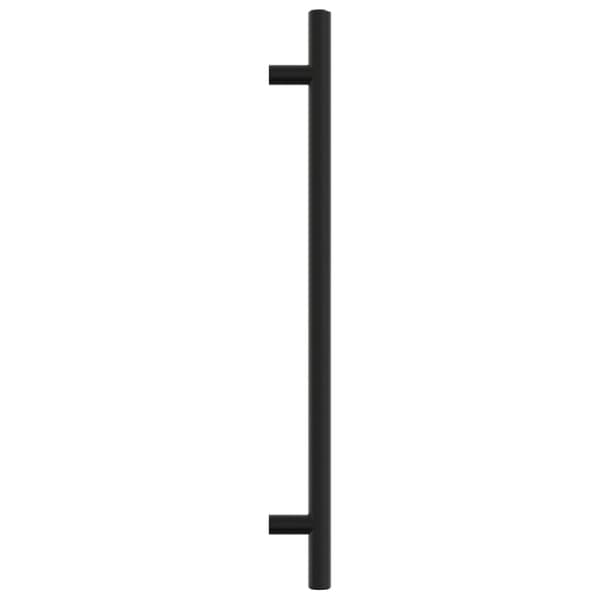 vidaXL skabsgreb 10 stk. sort 224 mm rustfrit stål