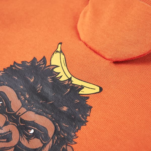 Børnesweatshirt, mørkeorange, 92