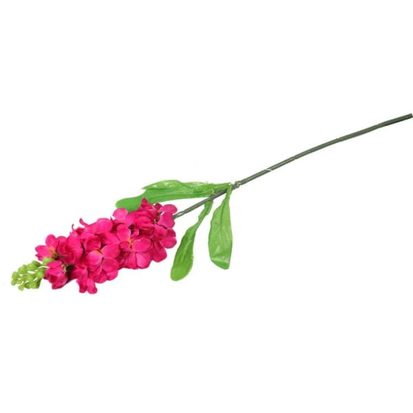 En gren af ​​kunstig gillyflower, lyserød, 55 cm