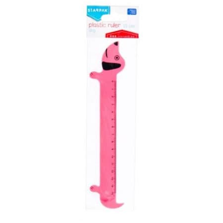 Plastlinjal 15 cm. Hund 447745