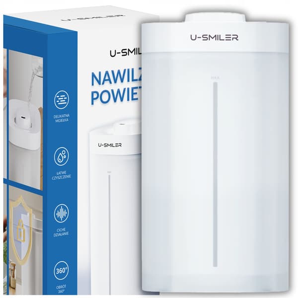 Luftfuktare Diffusor Ultraljud Jonisator Aromaterapi Tyst 3.5