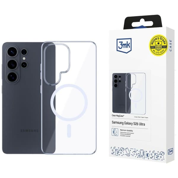3MK kirkas MagCase Galaxy S26 Ultralle