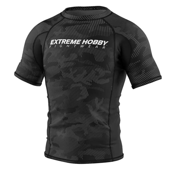 Herre kortærmet rashguard HAVOC S SORT